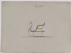 Open Panel Sleigh # 3805 by Brewster & Co.