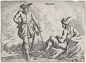 Persians, from a set of costume plates of different nations by Johann Wilhelm Baur