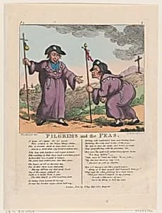 Pilgrims and the Peas by George Murgatroyd Woodward|Thomas Rowlandson|Thomas Tegg