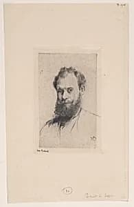 Portrait of Comte Lepic by Marcellin Desboutin|Ludovic Lepic|Alfred Cadart