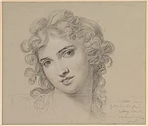 Portrait of Angelica Kauffmann|Lady Emma Hamilton