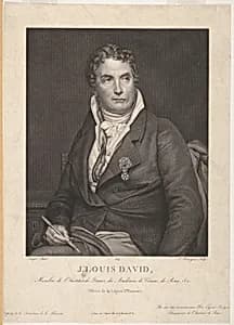 Portrait of Eugène Bourgeois|Jacques Louis David|Georges Rouget