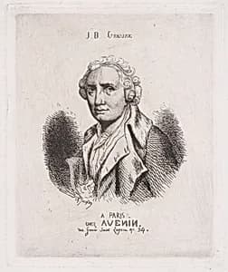 Portrait of J.B. Greuze by Charles Jacque|Jean-Baptiste Greuze