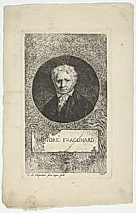 Portrait of Jean Honoré Fragonard by Charles Louis François Le Carpentier|Marguerite Gérard|Jean Honoré Fragonard