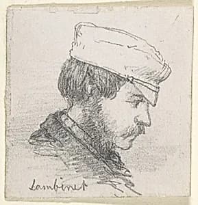 Portrait of Lambinet by Anonymous, French, 19th century