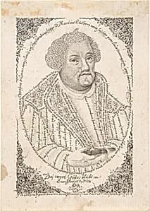 Portrait of Martin Luther by Johann Michael Püchler