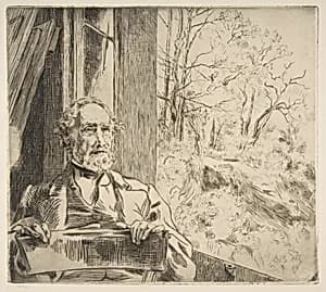 Portrait of Félix Bracquemond|Jacob Meyer-Heine