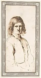 Portrait of Morose Man in Half-Length by Guercino (Giovanni Francesco Barbieri)