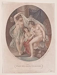 Psyche Going to Bathe by Francesco Bartolozzi|Giovanni Battista Cipriani|Emmanuel Matthias Diemar