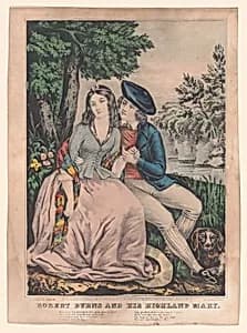 Portrait of Mary Campbell|Robert Burns|Nathaniel Currier