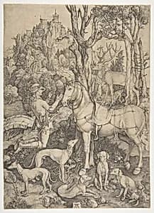 Saint Eustace by Albrecht Dürer