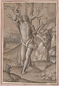 Saint Sebastian by Gerolamo Giovenone