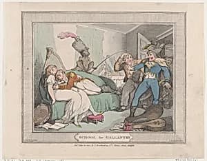 School for Gallantry by Thomas Rowlandson|Thomas Rowlandson|James Brydges Willyams