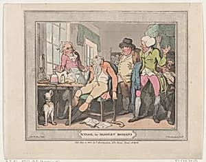 School for Modern Romans by Thomas Rowlandson|James Brydges Willyams|Thomas Rowlandson