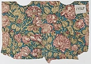 Sheet with an overall floral pattern
