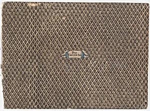 Sheet with overall abstract pattern by Anonymous