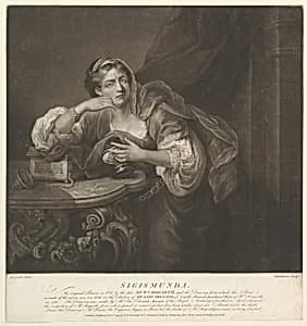 Sigismunda by Tristam Bampfylde Freeman|William Hogarth|Robert Dunkarton