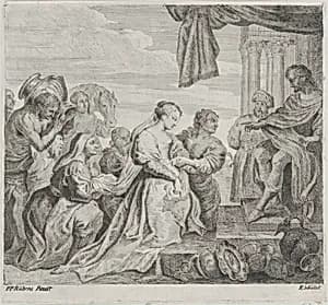 Solomon and the Queen of Sheba by Peter Paul Rubens|Philip Spruyt