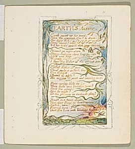 Songs of Experience: Earth's Answer by William Blake