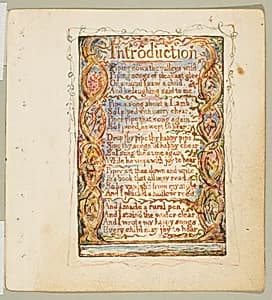 Songs of Innocence: Introduction by William Blake
