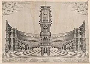 Speculum Romanae Magnificentiae: Interior Reconstruction of the Colosseum by Anonymous
