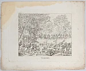 Stag Hunt by Carle (Antoine Charles Horace) Vernet|Friedrich Johann Voltz