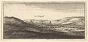 Stuttgart, from "German Views" by Wenceslaus Hollar
