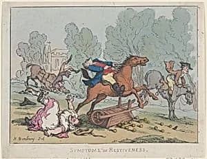 Symptoms of Restiveness by Thomas Rowlandson|Henry William Bunbury