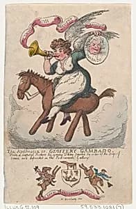 The Apotheosis, or, Geoffery Gambado by Thomas Rowlandson|Thomas Tegg|Henry William Bunbury