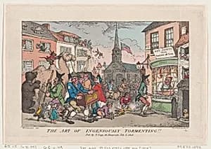 The Art of Ingeniously Tormenting by George Murgatroyd Woodward|Thomas Tegg|Thomas Rowlandson