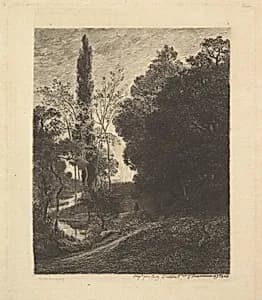 The Banks of Cousin by Charles-François Daubigny|Auguste Delâtre