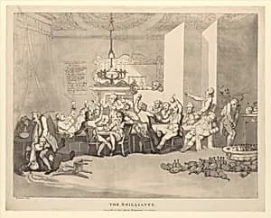 The Brilliants by Thomas Rowlandson|Rudolph Ackermann, London