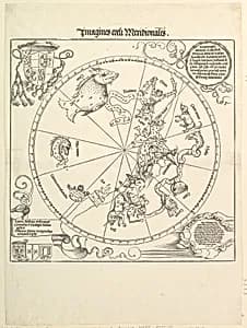 The Celestial Globe-Southern Hemisphere by Albrecht Dürer