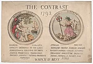 The Contrast by Thomas Rowlandson