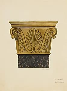 The Gold Capital of a Column by W. Schrader|Johann Eduard Jacobsthal