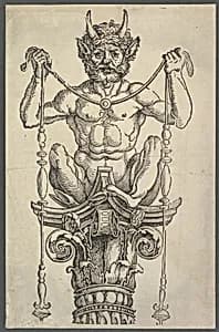 The Great Column (top block) by Albrecht Dürer