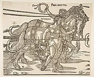 The Great Triumphal Car third sheet by Albrecht Dürer