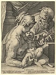 The Holy Family by Hendrick Goltzius
