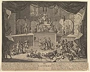 The Lottery by William Hogarth