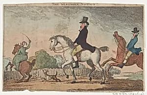 The Mistaken Notion by Thomas Tegg|Thomas Rowlandson|Henry William Bunbury