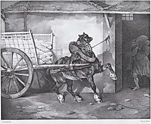 The Plastermaker's Horse by Théodore Gericault