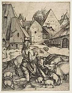 The Prodigal Son by Albrecht Dürer