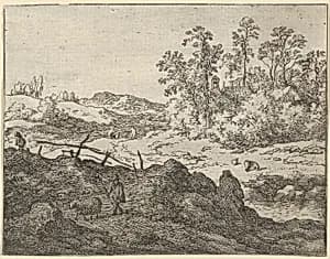 The Shepherd and the Lamb by Allart van Everdingen