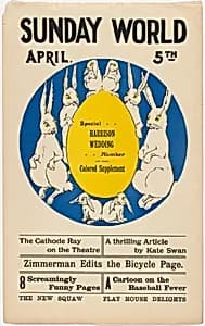 The Sunday World: April 5th by Anonymous, American, 19th century|The New York World