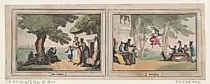The Tinker and Swinging by Thomas Rowlandson|George Murgatroyd Woodward|Rudolph Ackermann, London