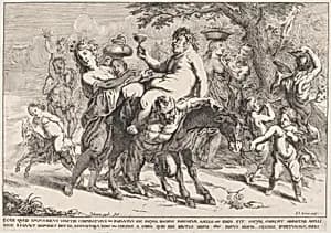 The Triumph of Bacchus by Jan Popels|Peter Paul Rubens