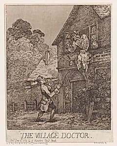 The Village Doctor by Thomas Rowlandson|Hannah Humphrey|Henry Wigstead