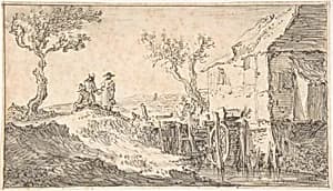 The Water Mill by Jan van Goyen