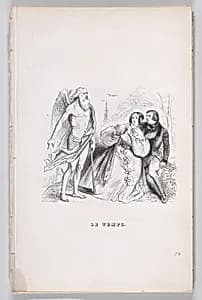 "Time" from The Complete Works of Béranger by J. J. Grandville|Fournier & Perrotin|Pierre Jean de Béranger