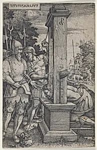 Titus Manlius, from "Roman Heroes" by Georg Pencz